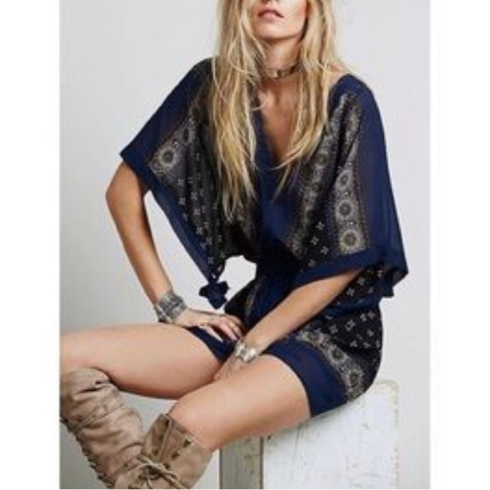 Free People Santa Cruz Kimono Dress S